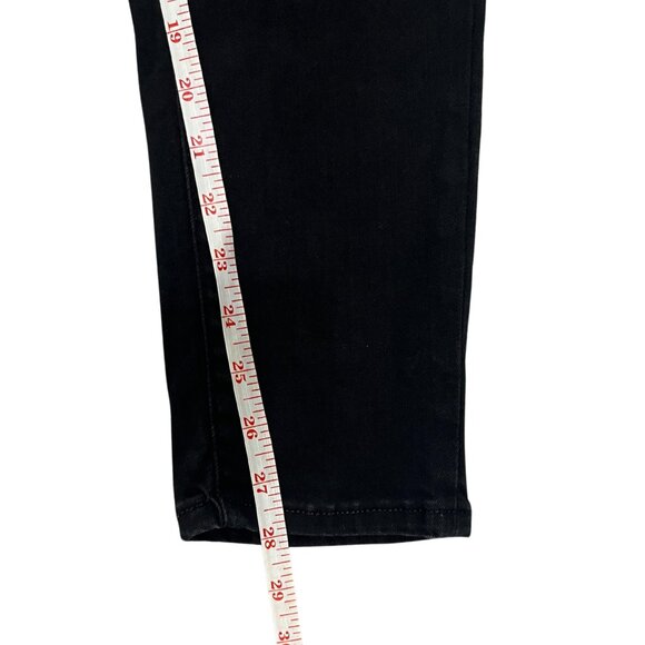 NWT Arizona Women's Size 16 Black High Rise Stretch Jeggings Denim Skinny Fit - Picture 14 of 16